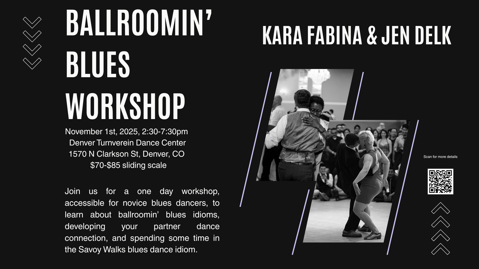 Ballroomin’ Blues Workshop w/ Kara Fabina & Jen Delk